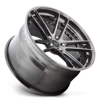 21 Inch Hyper Silver 1PC Forged Car Alloy Rims For Tesla Wheels Custom Luxury Rims