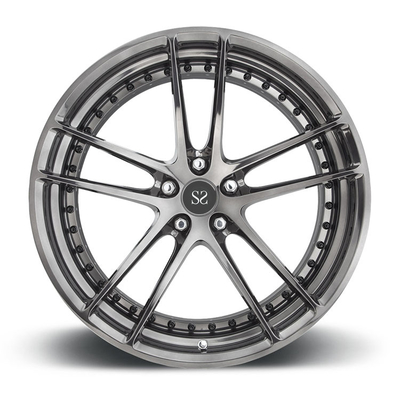 21 Inch Hyper Silver 1PC Forged Car Alloy Rims For Tesla Wheels Custom Luxury Rims
