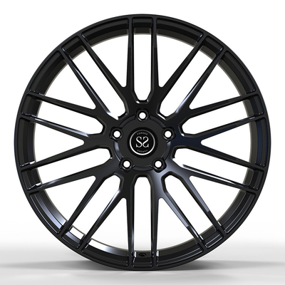 Gloss Black 1 Piece 5 X112 Staggered Forged Aluminium Wheels 20 21 And 22 Inches For Bmw M5 5x112