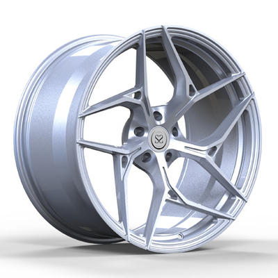 Monoblock Rims Forged 1 Piece Wheels 20inch 20X11 Brushed Silver Custom