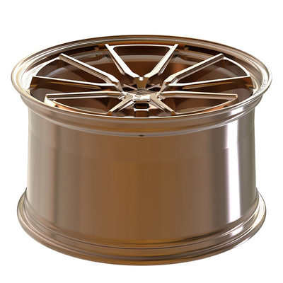 22x10.5 Custom Gloss Bronze Forged Rims For Audi Rs6 C7 2013 Year