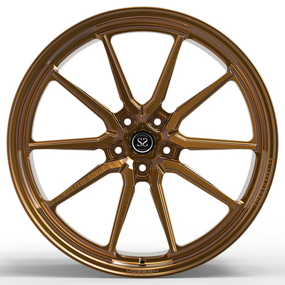 22x10.5 Custom Gloss Bronze Forged Rims For Audi Rs6 C7 2013 Year