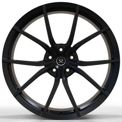 Staggered 20x10.5 And 21x11.5 BMW M3 Custom Stain Black Forged Aluminum Alloy Rims