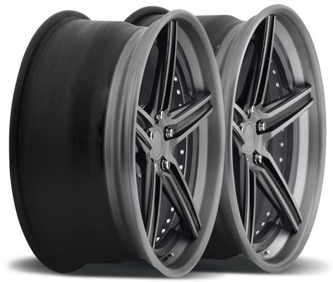 21 staggered 3 piece forged wheel deep concave lip rims jant