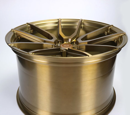 Heavy Duty Brushed Bronze 21 Inch Forged Wheels For Audi Q5