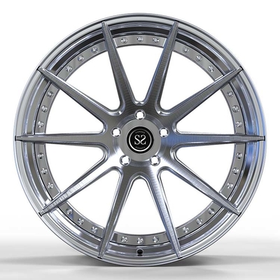 Brushed Polished 2 PC Forged Wheels For BMW X4 Staggered 19inch Alloy Car Rims